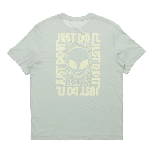 Nike Sportswear Alien Printing Short Sleeve Grass Green CV8968-321