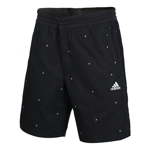 adidas Shorts Dots Casual Sports Woven Breathable Black EK4724
