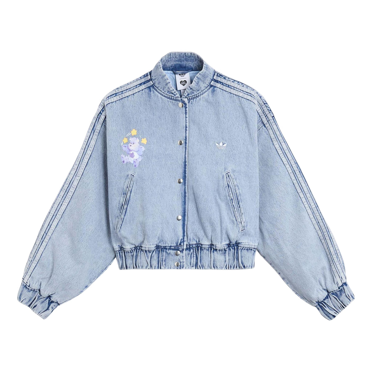 (WMNS) adidas Care Bear Bomber Jacket Asia Sizing 'Electric Sky' KQ6747