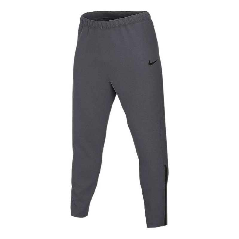 Men's Nike Solid Color Logo Lacing Sports Pants/Trousers/Joggers Gray CZ4357-060