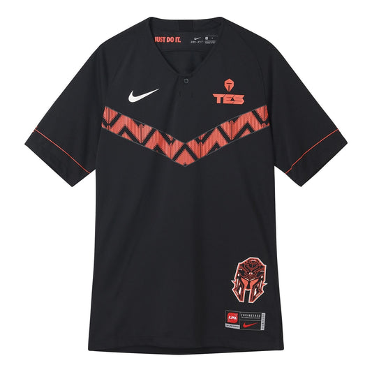 Men's Nike X LPLTES Tournament Short Sleeve Black T-Shirt CV9631-010