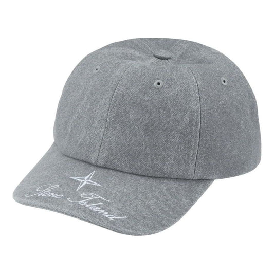 Supreme FW23 Week 10 STONE ISLAND Twill 6-Panel Cap 'Grey' SUP-FW23-2419