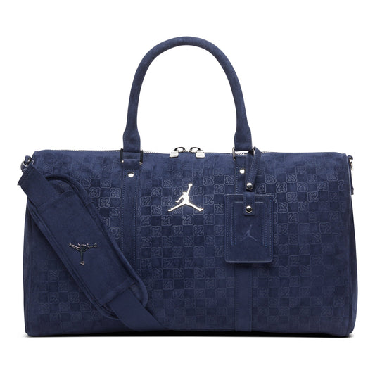 Jordan Suede Monogram Duffel 25L 'Midnight Navy' IQ5742-410