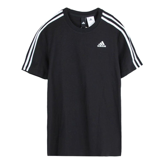 adidas Casual Sports Training Round Neck Short Sleeve Black S98717