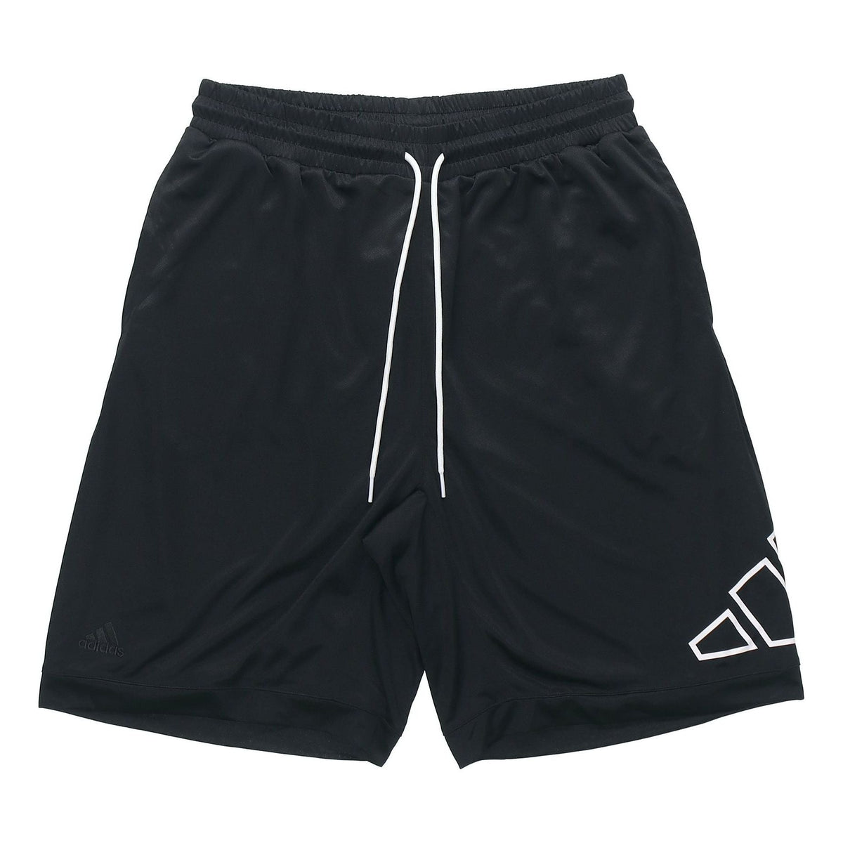 adidas Big Logo Short Basketball game Sports Shorts Black GT3018