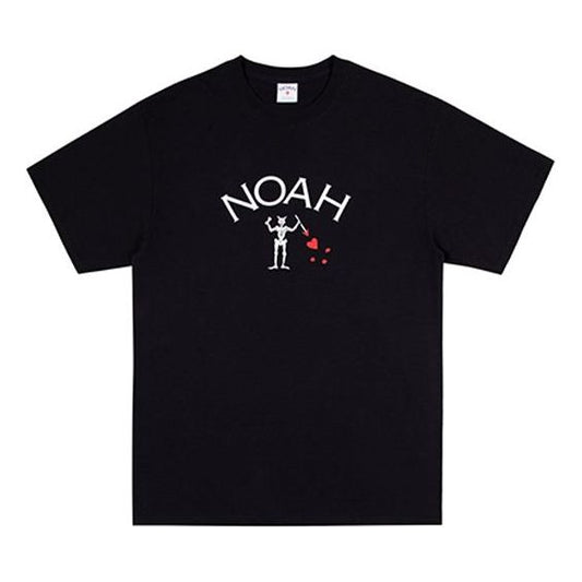 NOAH Nyc Blackbeard Logo Tee Black Skeleton Short Sleeve Unisex T5FW19BLK