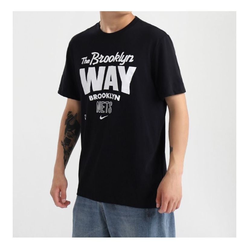 Nike Brooklyn Nets Mantra Dri-FIT NBA Short Sleeve Black CK8800-010