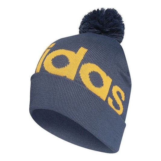adidas Pompom Beanie 'Teal Yellow' H32426