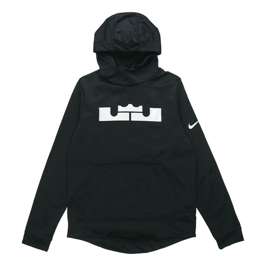 Nike LeBron James Basketball Fleece Lined hooded Pullover Sports Black AQ8318-010