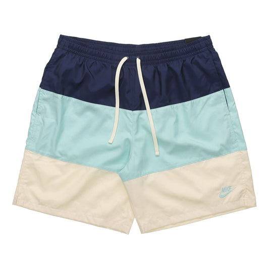 Nike Colorblock Quick Dry Woven Sports Shorts Blue CJ4488-382