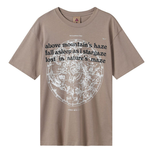 Nike x ACG Stargaze Athleisure Casual Sports Round Neck Short Sleeve Khaki DC4087-247