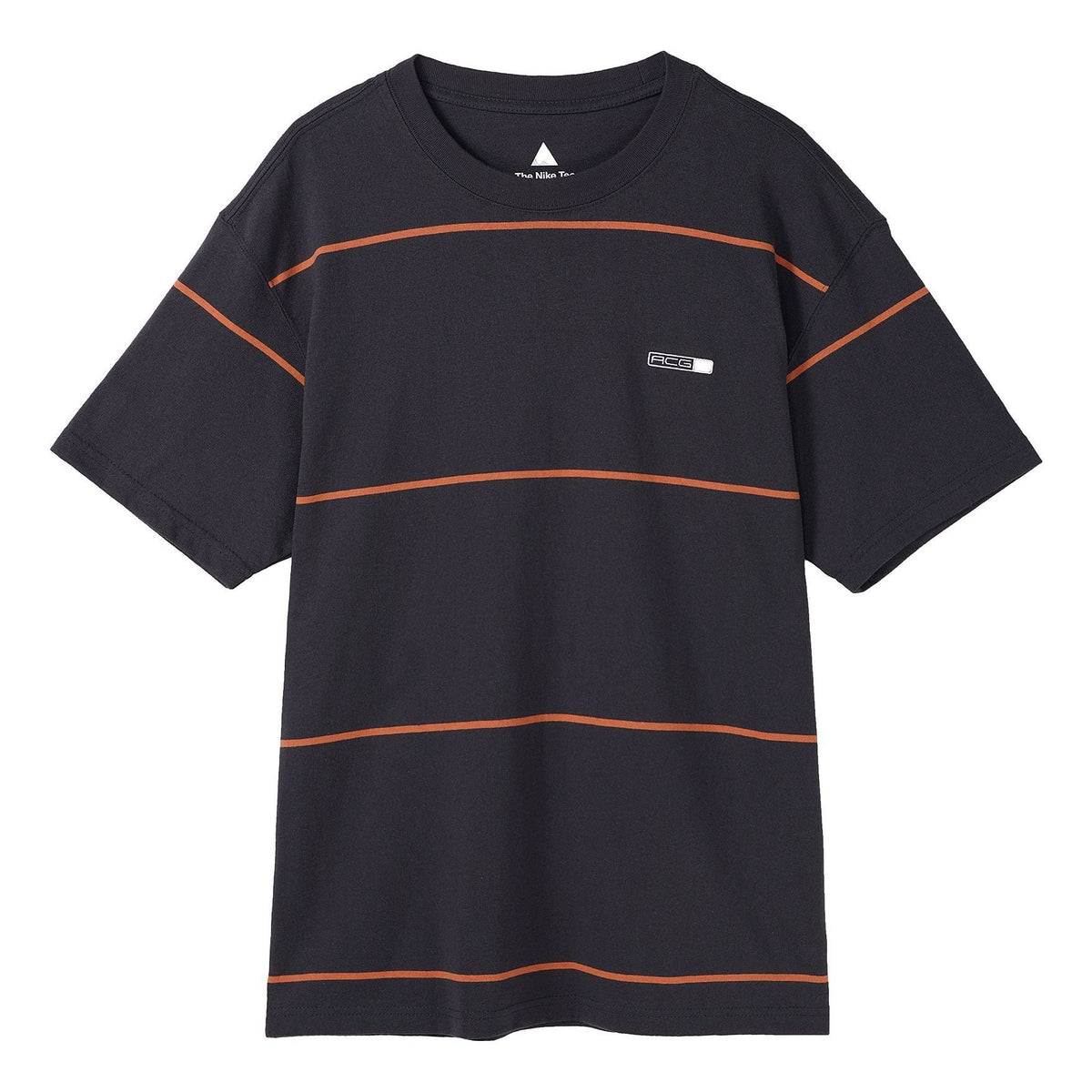 Nike SS22 ACG Stripe Round Neck Pullover Short Sleeve Gray DQ4957-070