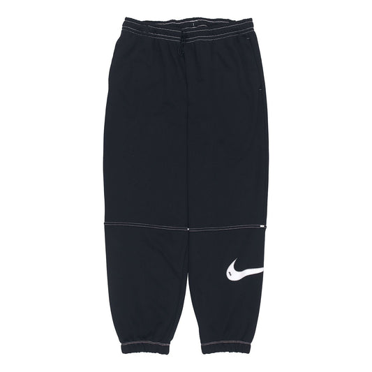 (WMNS) Nike Logo Knit Bundle Feet Sports Pants/Trousers/Joggers Autumn Black DM6206-010