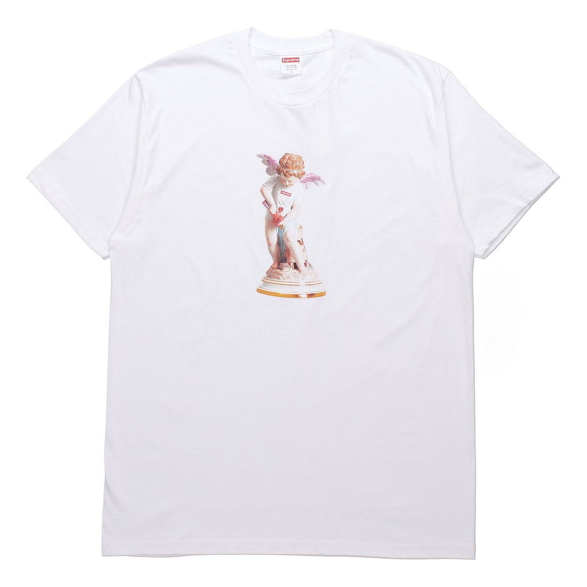 Supreme SS19 Cupid Tee White Angel Printing Short Sleeve Unisex SUP-SS19-687
