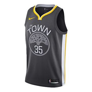 Nike NBA Kevin Durant Statement Edition Swingman Jersey 'Black Yellow' 877205-061