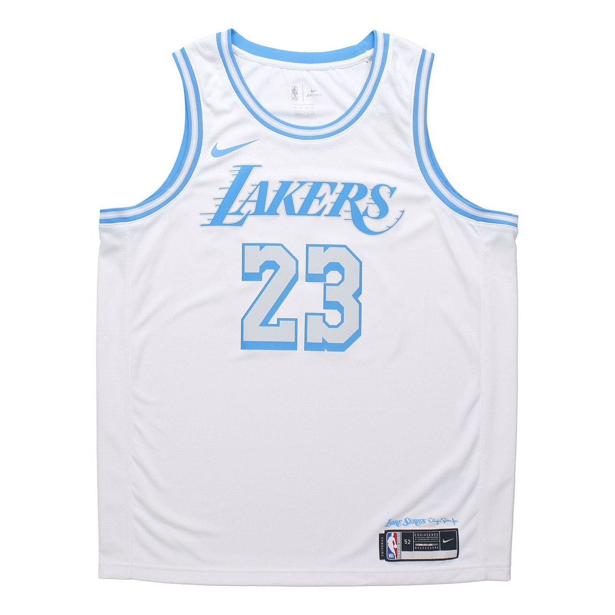 Nike NBA LeBron James Los Angeles Lakers 2021/22 City Edition Swingman Jersey #23 CN1737-102