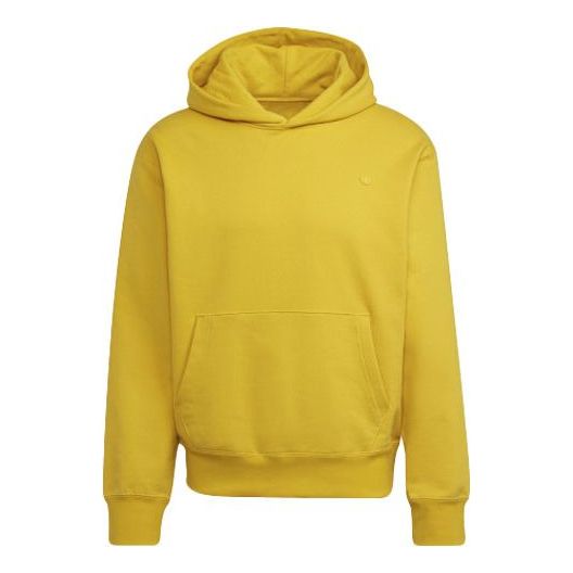 adidas originals Embroidered Small Label Solid Color Sports Yellow HF6377