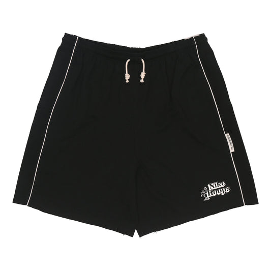 Nike Solid Color Lacing Elastic Breathable Sports Shorts Black DH7384-010