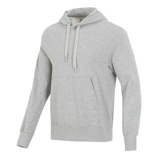 Men's Nike Sportswear French Terry Embroidered Logo Solid Color Light Grey DA0024-050