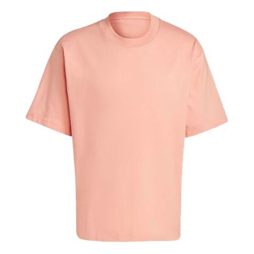 adidas originals Solid Color Loose Sports Short Sleeve Pink H11366