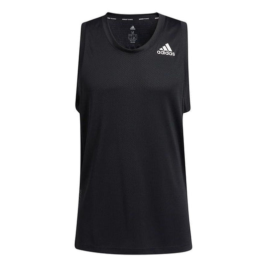 adidas Hrdy 3s Tnk Casual Sports Breathable Vest Black GP7661