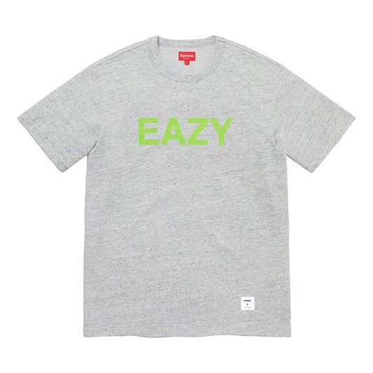 Supreme SS20 Week 1 Eazy S/S Top Alphabet Short Sleeve Unisex Gray SUP-SS20-226
