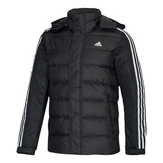 adidas Casual Sports Windproof Stay Warm Down Jacket Black EJ0365