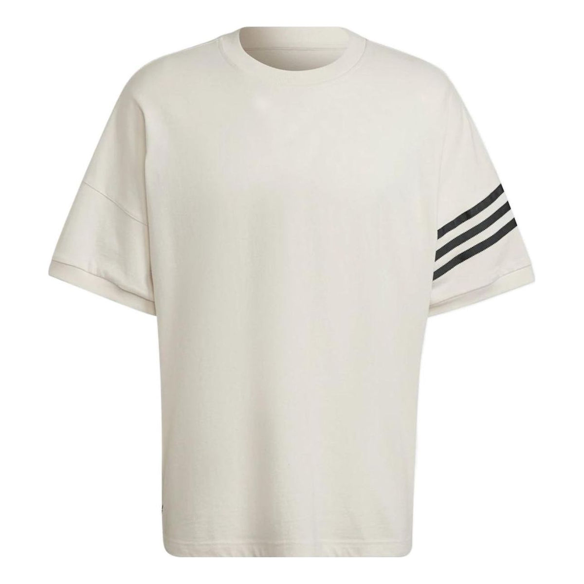 adidas Stripe Casual T-Shirt Asia Sizing 'White' HM1874