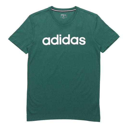 adidas neo M ESNTL LG T 1 Sports Short Sleeve Forest Green GH7511
