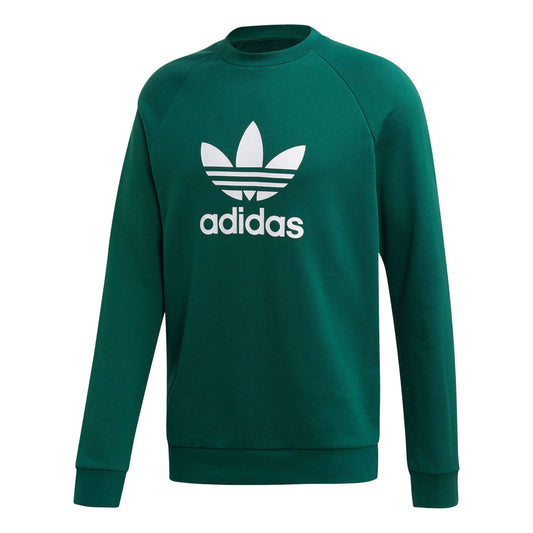 adidas originals Casual Sports Round Neck Pullover Green FL1774