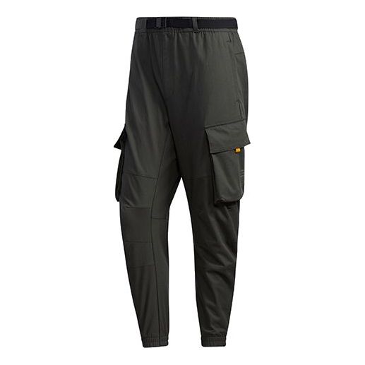 adidas Th Pnt Cargo Pocket Woven Bundle Feet Casual Long Pants Brown GM4436