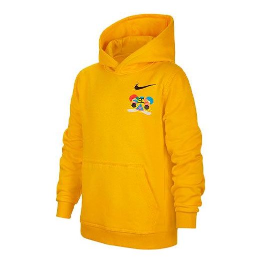 (GS) Nike CNY Chinese New Year's Edition Fleece Lined Stay Warm Sports Boy Yellow DQ9133-739