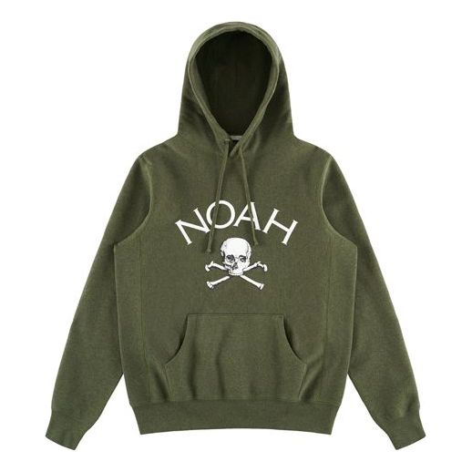 NOAH Unisex Nyc Jolly Roger Olive Heather Green SS2FW19OLH