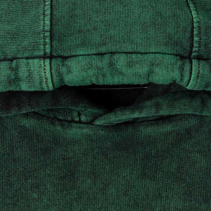 Acid Wash Hoodie - Green