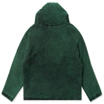 Acid Wash Hoodie - Green