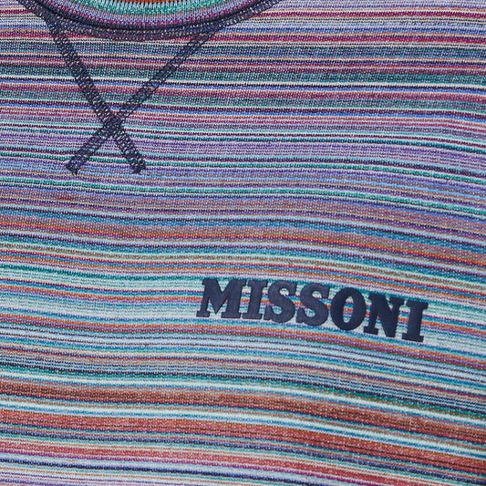 Missoni Multi Stripe Logo Sweatshirt