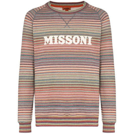 Missoni Multi Stripe Logo Sweatshirt