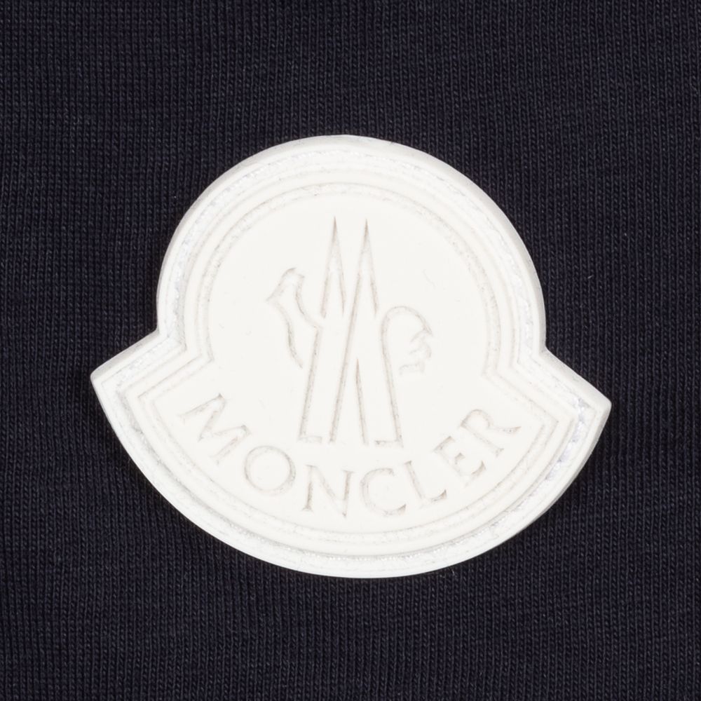 Kids Moncler Navy Logo T-Shirt