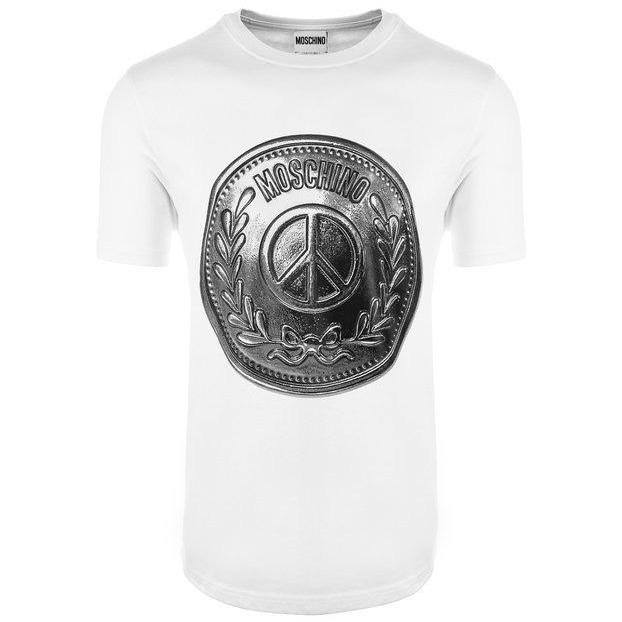 Moschino White Logo Tee