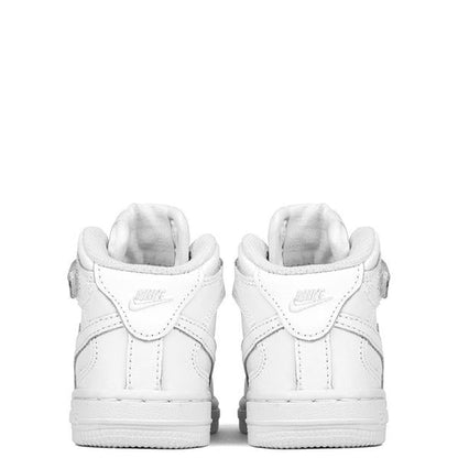 Toddler Air Force 1 Mid - White/White/White