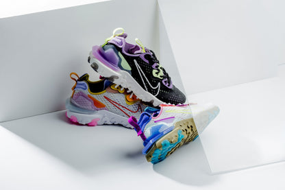 Women's React Vision - Black/Sail/Dark Smokey Grey/Gravity Purple