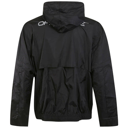 Off-White Black Shell Logo Jacket