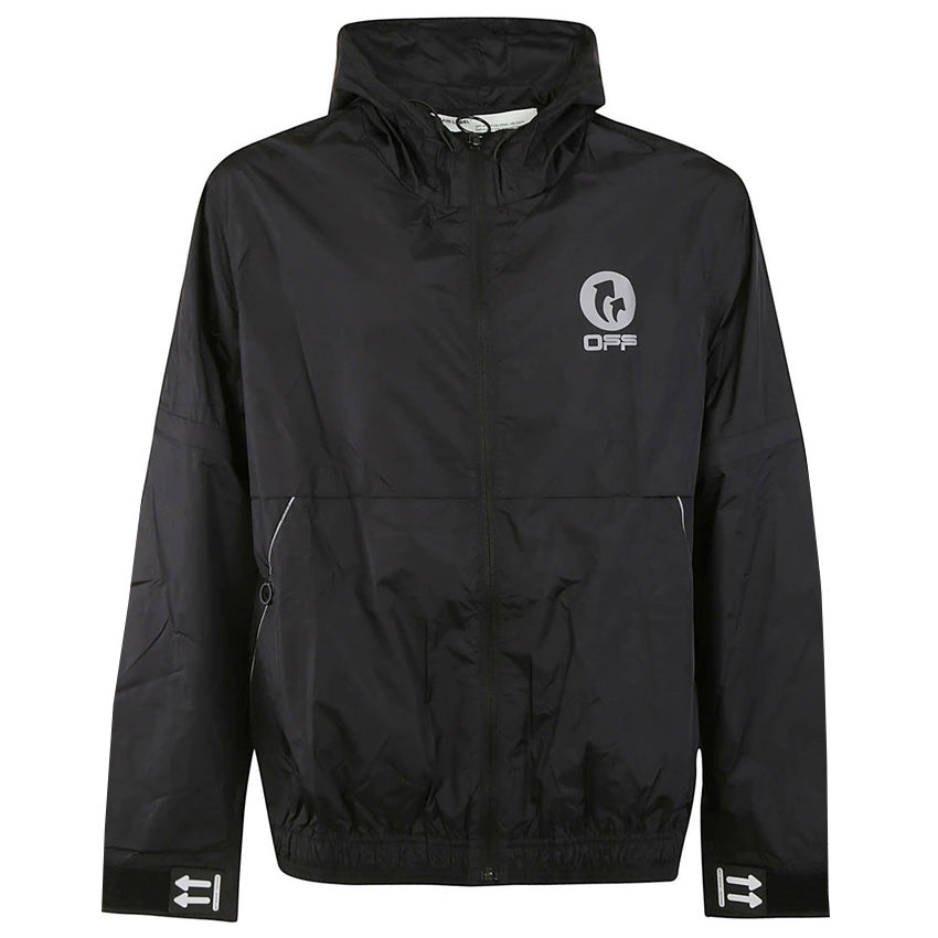 Off-White Black Shell Logo Jacket