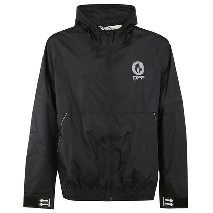 Off-White Black Shell Logo Jacket