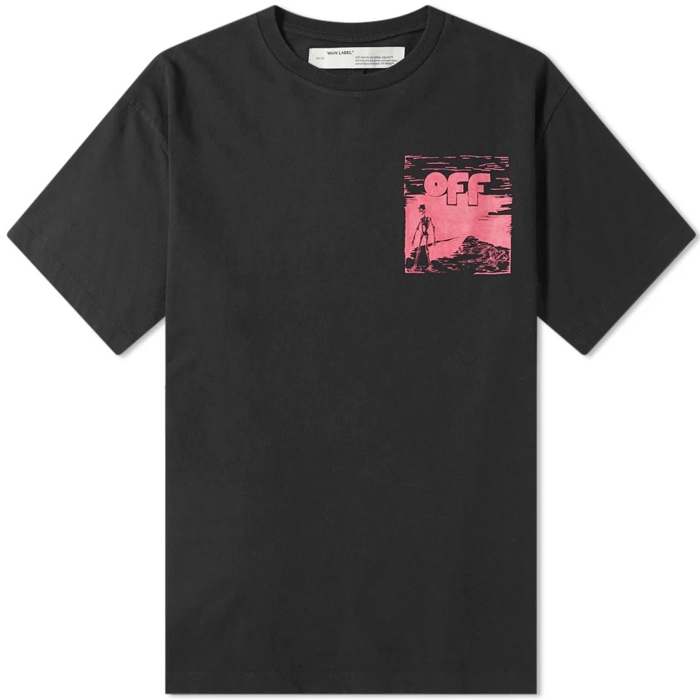 OFF WHITE FLOATING SKULLS OVERSIZED TEE