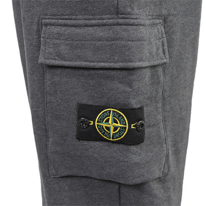Stone Island Grey Cuffed Sweatpants