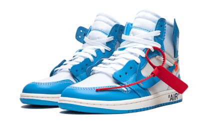 JORDAN 1 HIGH OFF WHITE UNIVERSITY BLUE