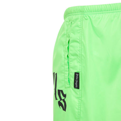 Palm Angels Neon Logo Swimshorts