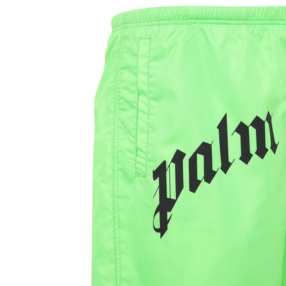 Palm Angels Neon Logo Swimshorts