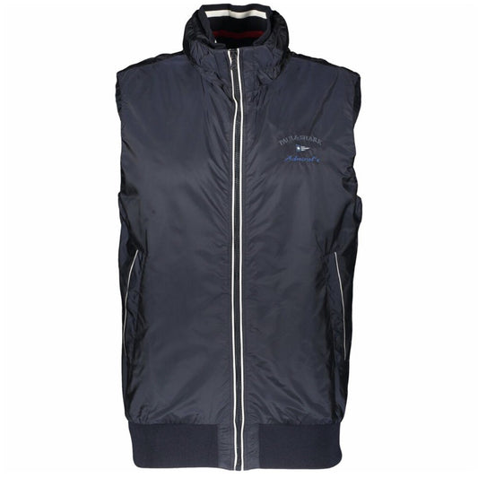 Paul & Shark Navy Nylon Logo Bodywarmer